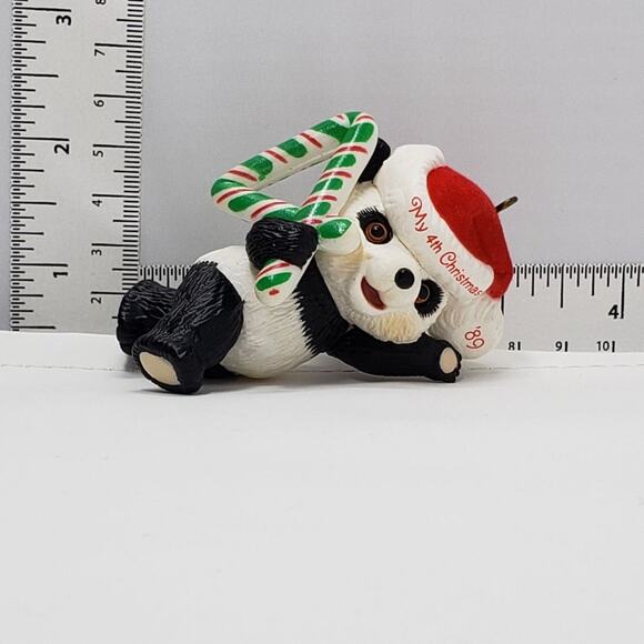 1989 Hallmark Child’s Fourth Christmas Handcrafted Holiday Ornament - Picture 8 of 9